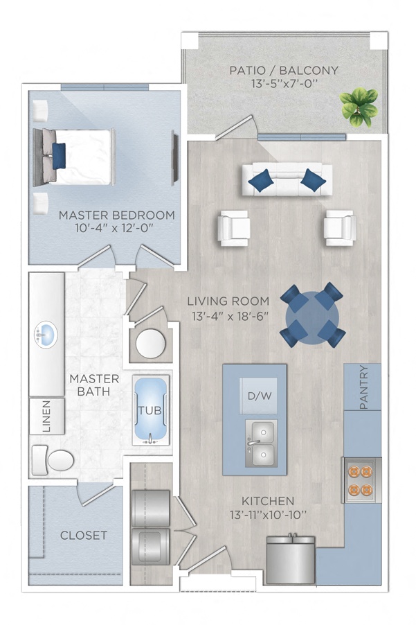 One Bedroom Apartment in Spring, TX