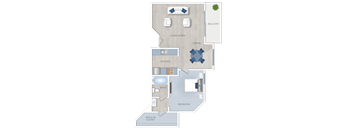 one-bedroom apartments in Hollywood, CA