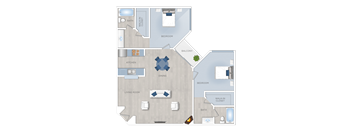 two-bedroom apartments in Hollywood, CA