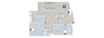 Toluca Place 2 bedroom apartment in Los Angeles, CA
