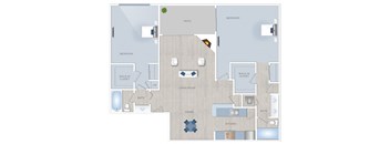 Toluca Place 2 bedroom apartment in Los Angeles, CA