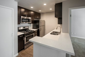 Two Bedroom Apartments in Hollywood, CA -  Apartment Kitchen with Breakfast Bar summit - Photo Gallery 29