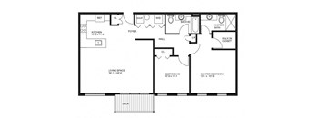 2 bed 2 bath at Zephyr Ridge Apartment Homes, Cedar Grove