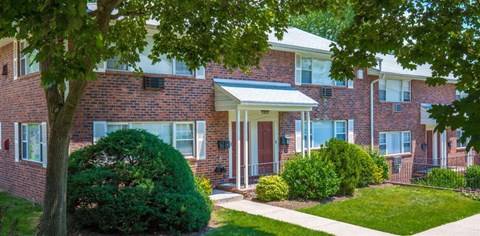 Building Exterior at Willow Gardens Apartments, New Jersey