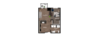 1 Bedroom 1 Bathroom Vista Apartments St. Joseph, MN