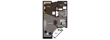 One Bedroom Connex Apartments in St. Michael, MN
