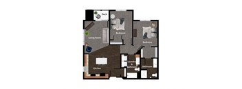 Two Bedroom End Connex Apartments in St. Michael, MN