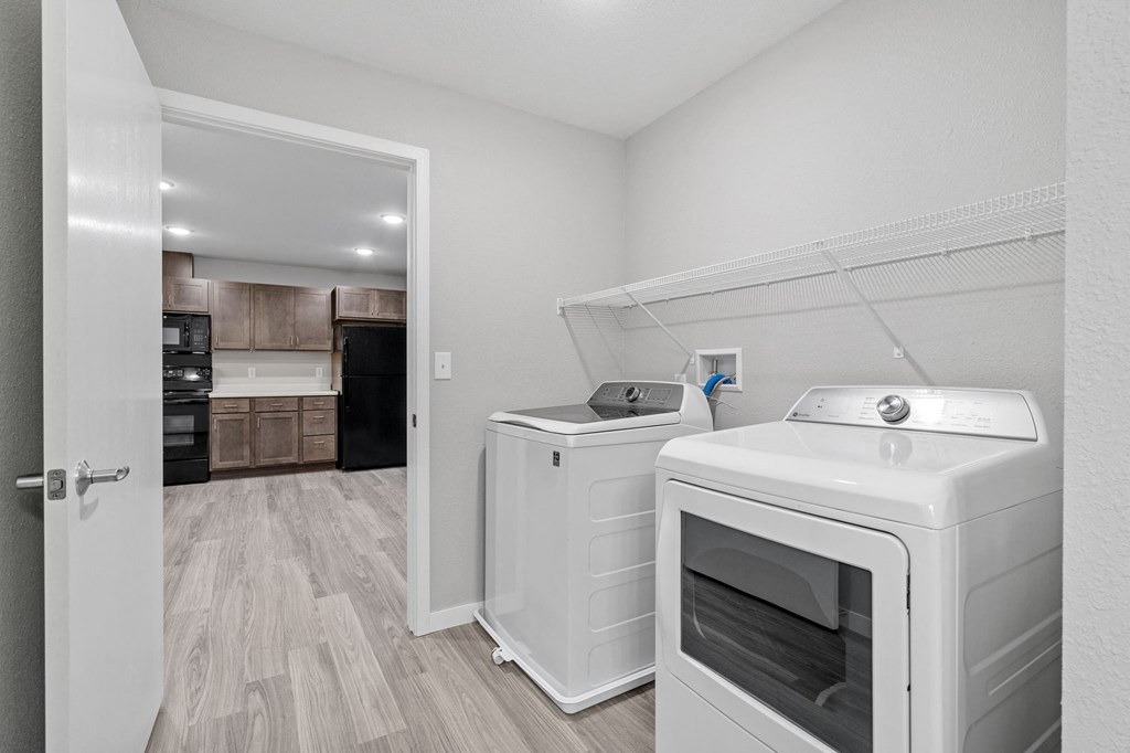 Balsam II Apartments in unit laundry