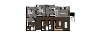 Three Bedroom Connex Apartments in St. Michael, MN