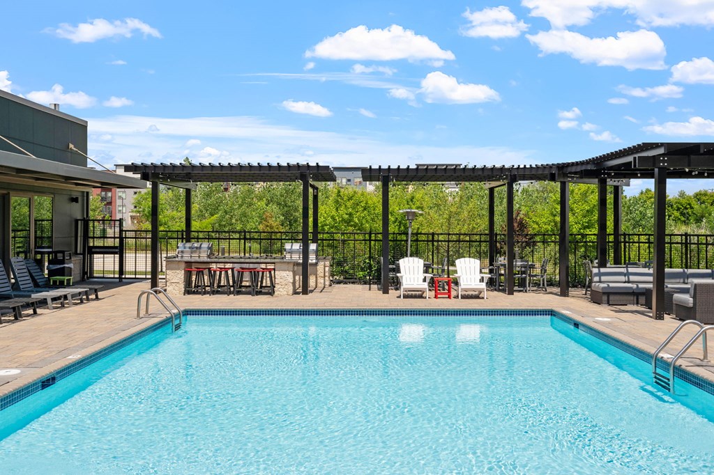 take a dip in our resort style swimming pool at TRIO @ Southbridge apartments