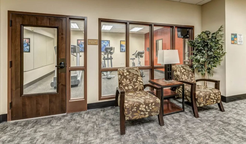 fitness room at the historic minnesota building