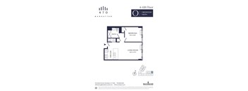 Units 4-6H - 1 Bedroom. 707 Sq. Ft at 470 Manhattan, New York