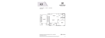 1 Bedroom 1 Bath with Garage 2nd Floor