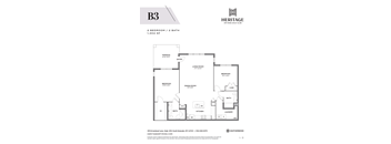 2 Bedroom 2 Bath First Floor