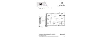 2 Bedroom 2 Bath with Garage 2nd Floor Floor plan