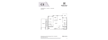 3 Bedroom 2 Bath with Garage 2nd Floor Floor plan