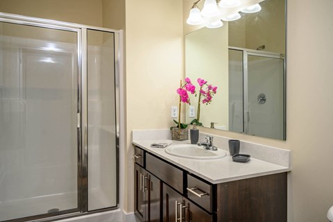 Master Bathroom at Hathaway Meadows in Farmington, NY