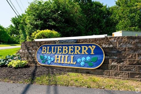 Entrance of Blueberry Hill Apartments