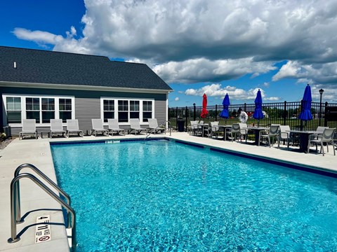 The swimming pool at Hathaway Meadows