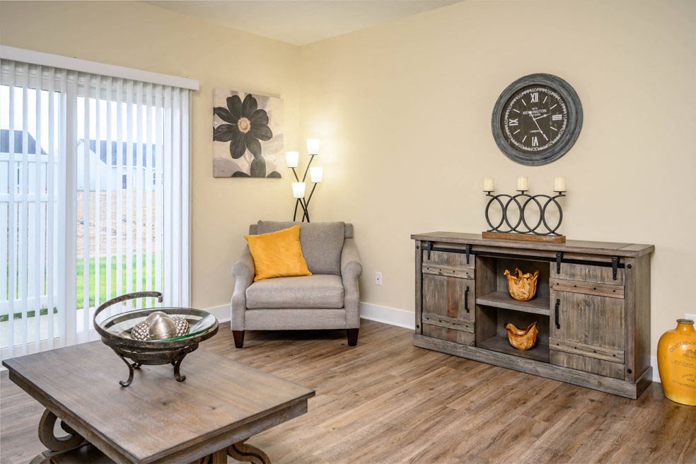Living Room Interior at Hathaway Meadows, Farmington, New York