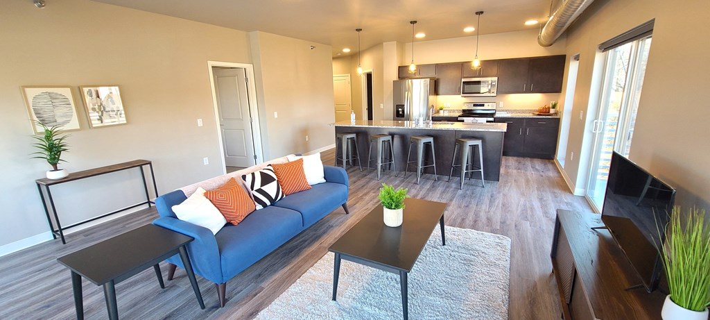 The Current is a similar property to River Plaza Apartments located in Eau Claire