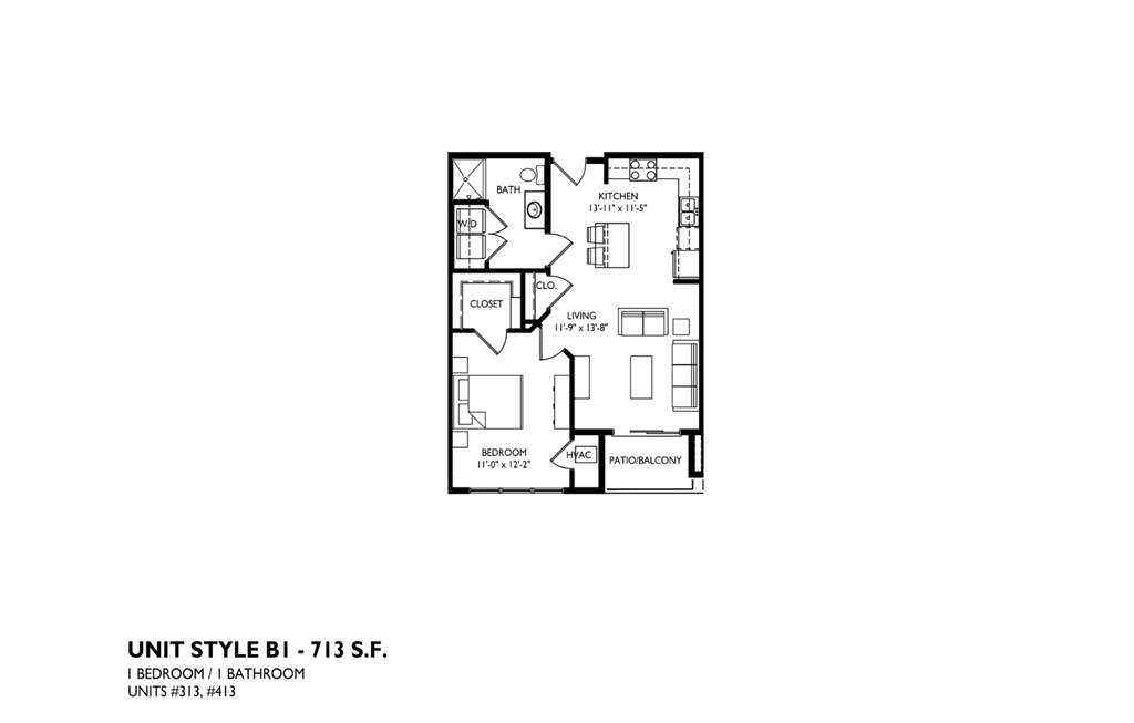 A floor plan of a bedroom with a bathroom.