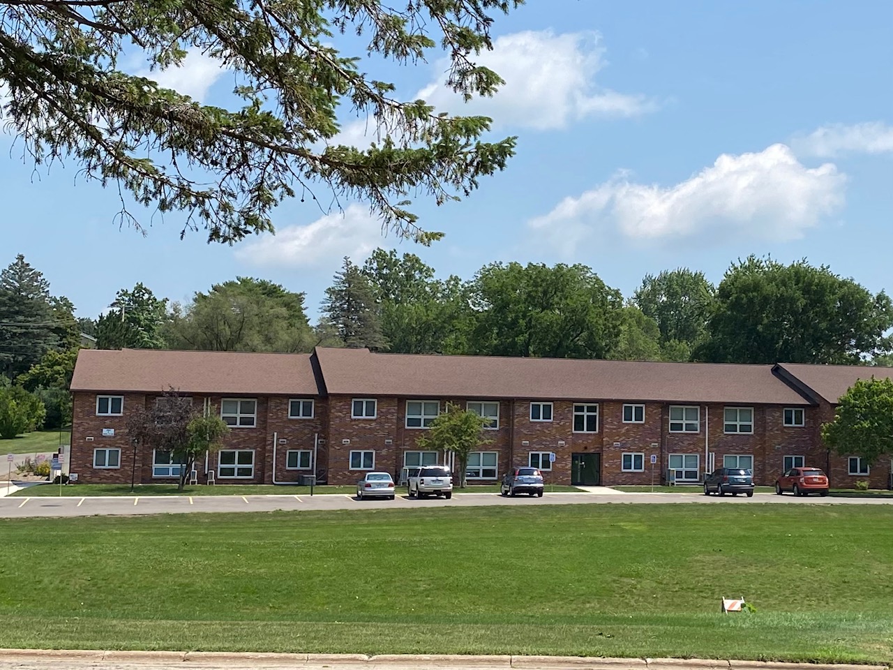 E building where office is located