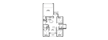 a floor plan of a house with different floors