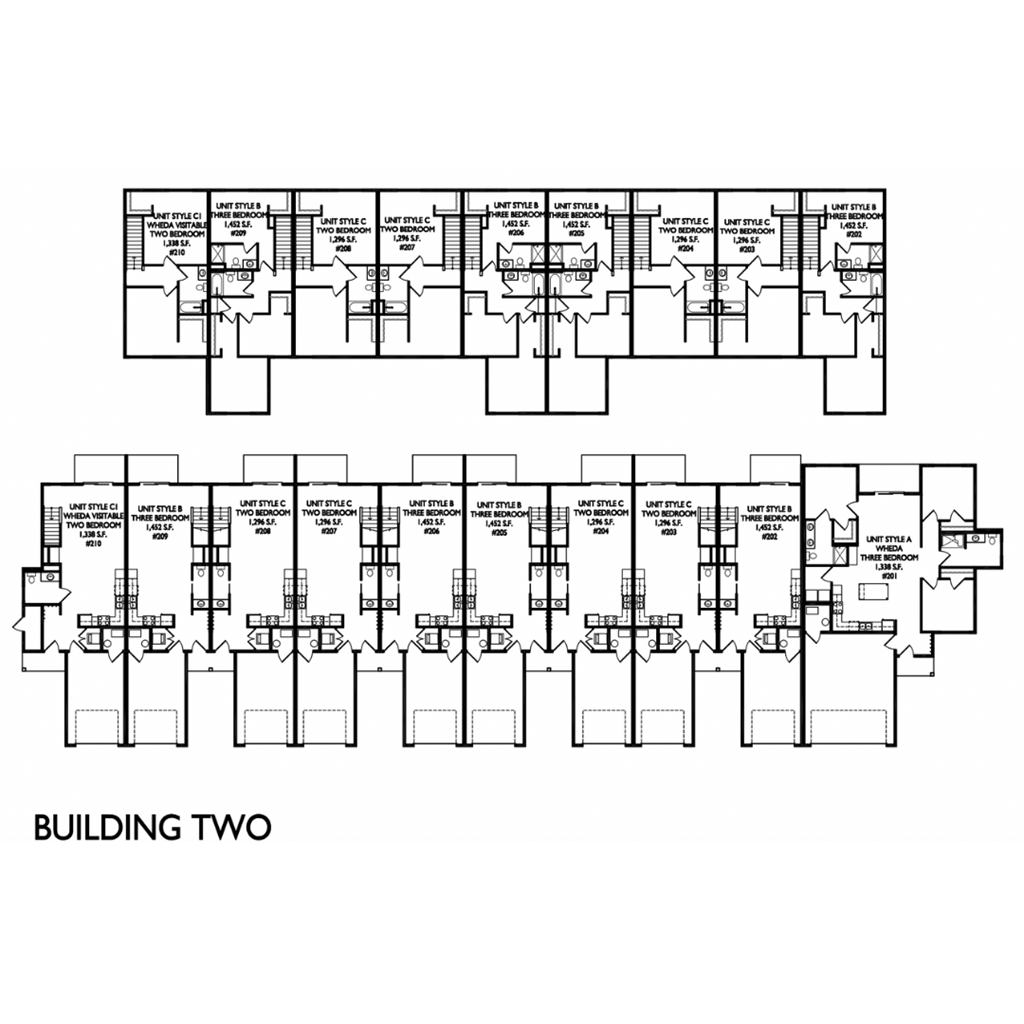 the floor plan of the building two