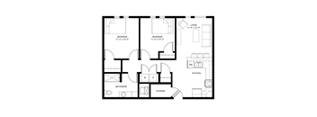 Park Cedar Apartments, in Madison WI. One bedroom, two bedroom, three bedroom apartment. Rooftop patio. Managed by Wisconsin Management Company