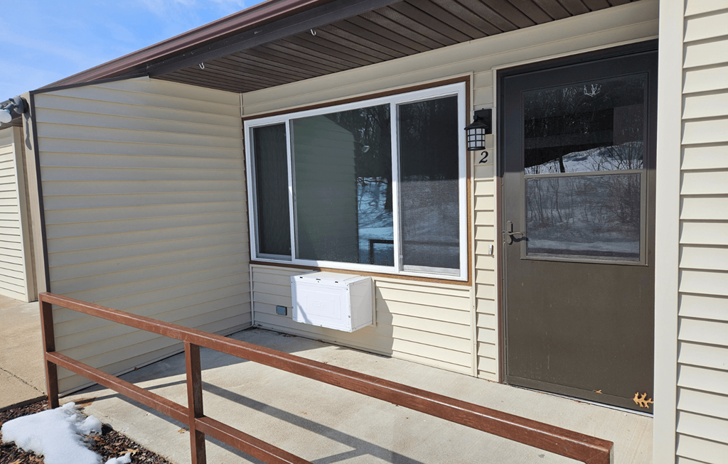 the front door of our home