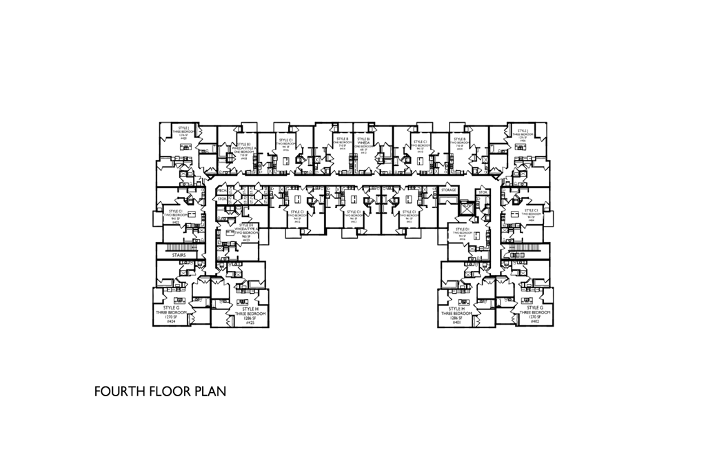 the fifth floor laneway level 4 floor plan