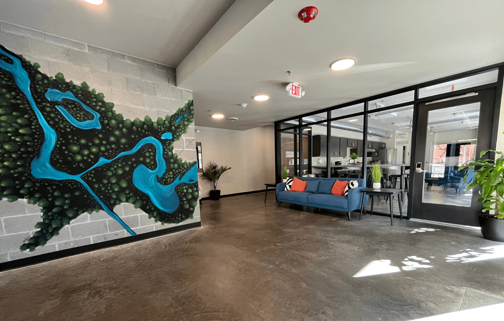 Apartment Lobby and Gather Space