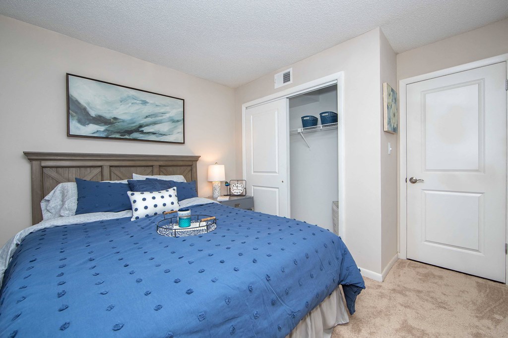 Bedroom with closet Brittany Place Apartments in Norfolk VA