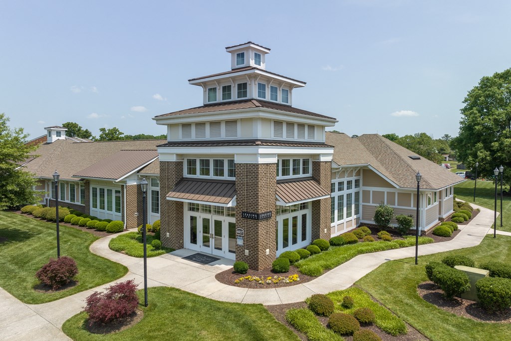 a large building with a tower on top of it