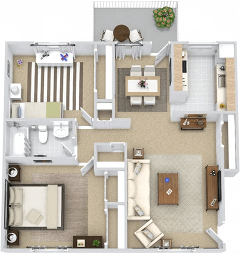 5109 Goldsboro Drive 1-3 Beds Apartment, Townhouse for Rent - Photo Gallery 17