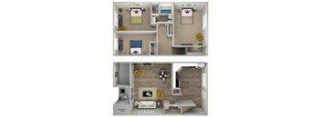 3 Bedroom 1 and a half Bath