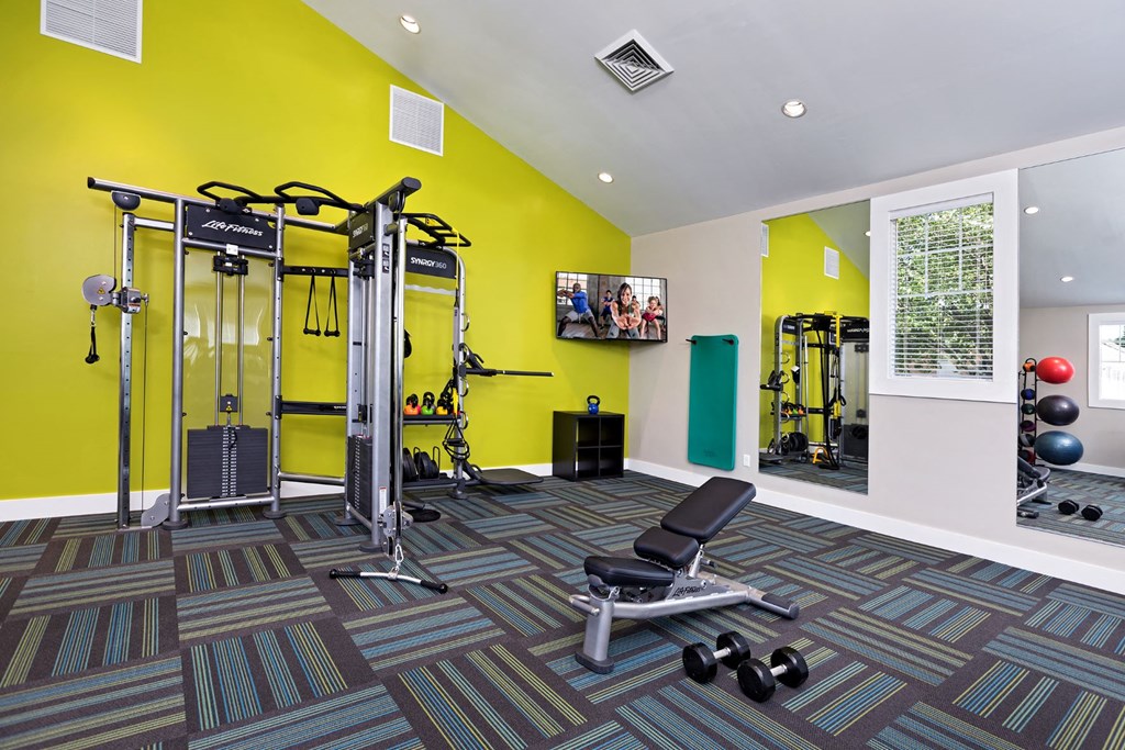 the preserve at ballantyne commons fitness room