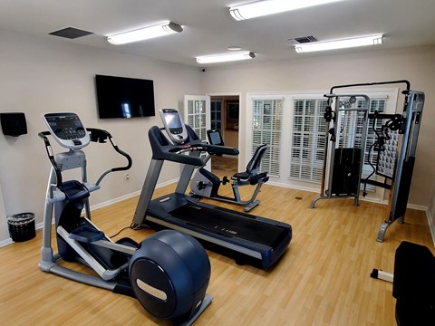 Community Gym at Hampstead Heath Luxury Homes in Hampton VA