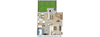 Hampton with Yard Upgraded