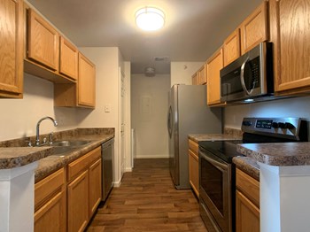 Hampstead Heath Luxury Homes in Hampton VA Unrenovated Apartment Kitchen Unrenovated Apartment Kitchen in Hampstead Heath Luxury Homes in Hampton VA - Photo Gallery 4