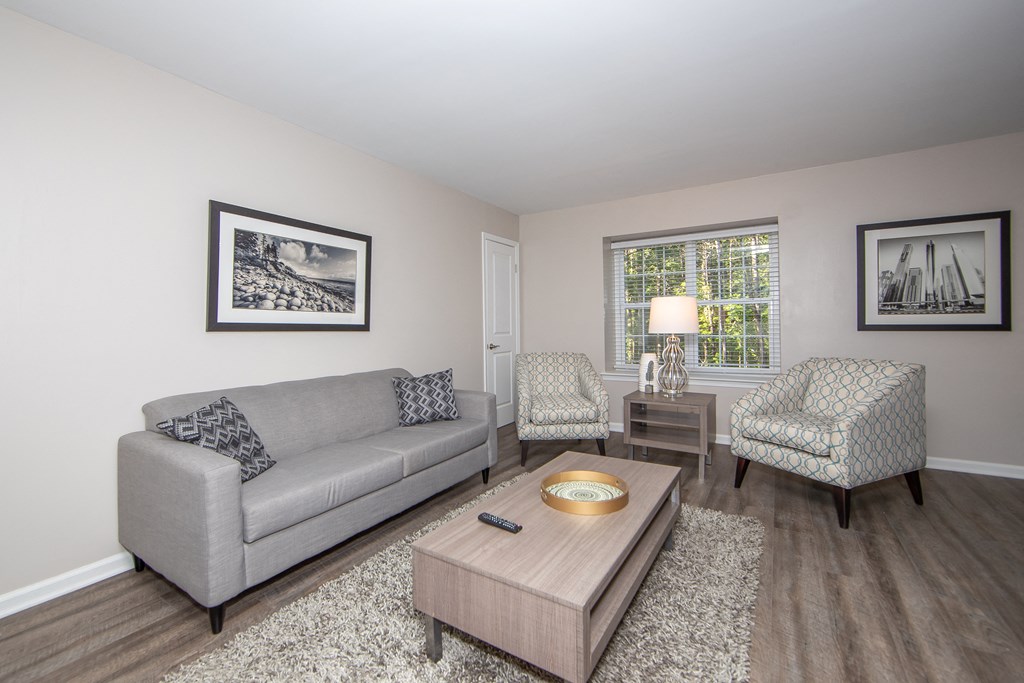 Living Room in Country Club Apartments in Williamsburg VA 