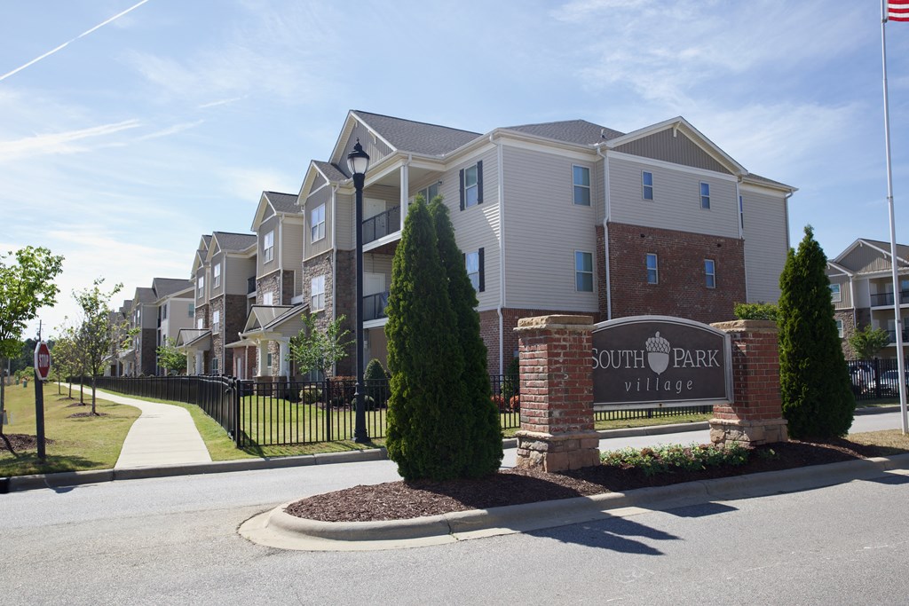 South Park Village Apartments Entrance