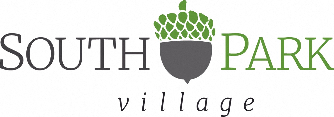 a graphic of a corn on the cob with the words south park village
