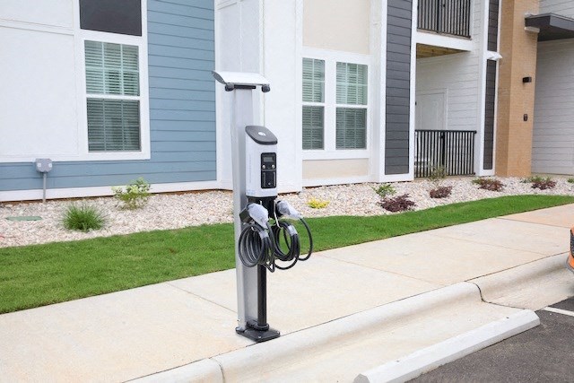 EV Charger at each building
