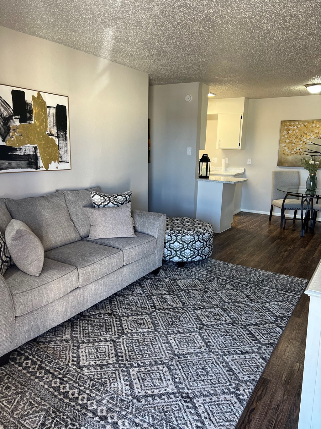 Living room area at Jackson Way Apartments, San Angelo
