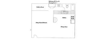 studio apartment with 1 bathroom at Tuscany Apartments, San Angelo