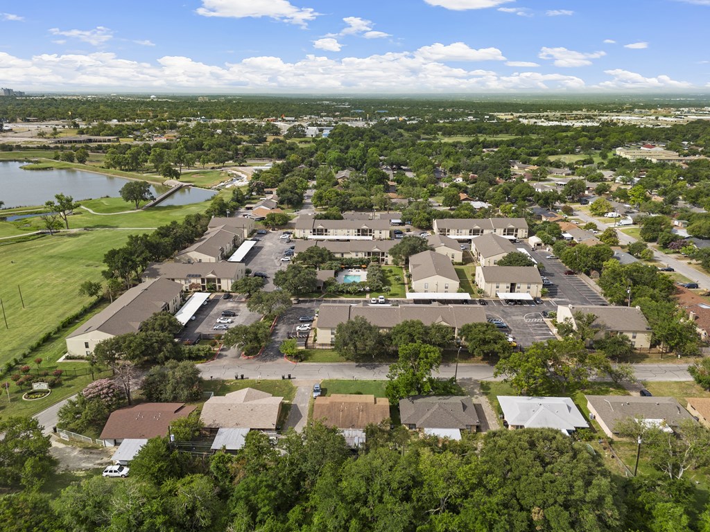 Aerial View Of Community at Parks on the Green, Temple, TX