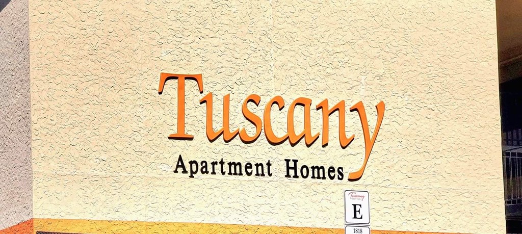 Property Signage at Tuscany Apartments, San Angelo, Texas