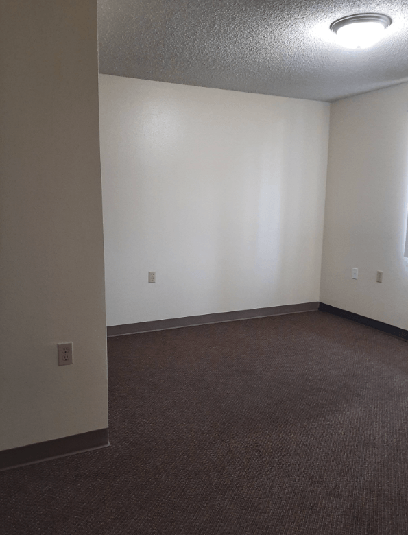 Bedroom in Eagle Cap Cottonwood Apartments in Joseph, Oregon